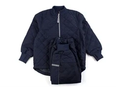 Mikk-line mørkeblå termosæt